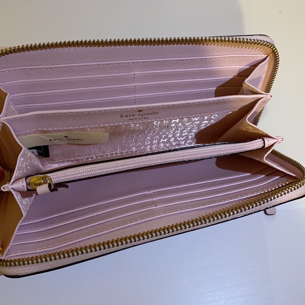 Kate Spade Newbury Lane Leather Zip-around Wallet